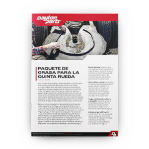 Paquete de grasa para la quinta rueda
